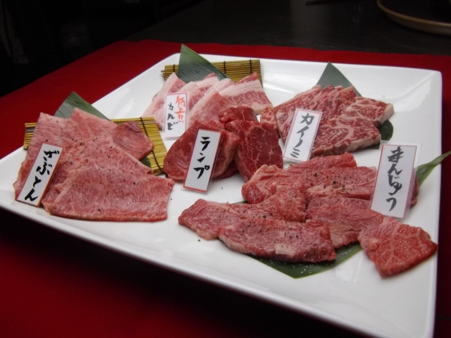 カルビ・ロース盛合せ